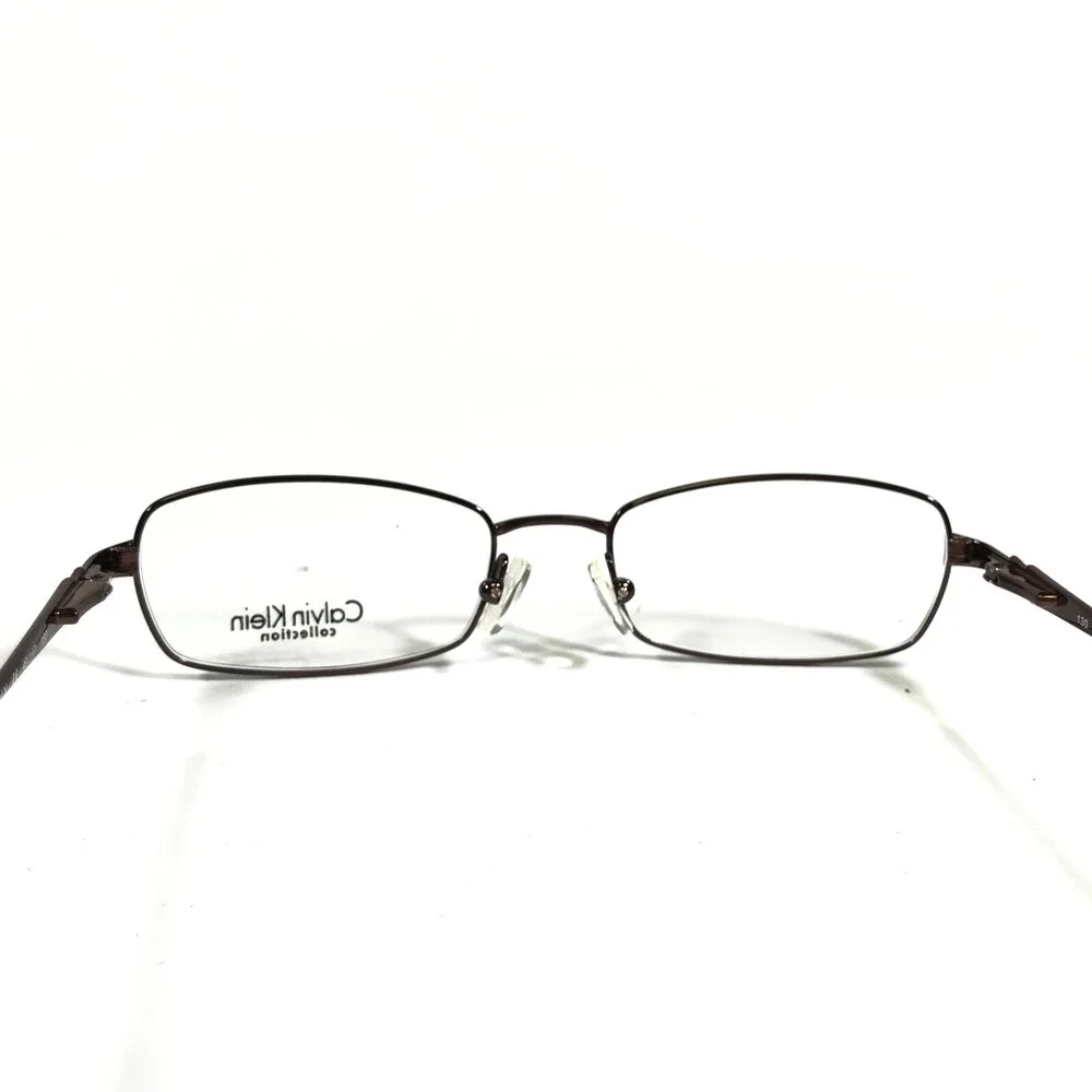 Calvin Klein Eyeglasses Frames CK7423 207 Shiny Brown Rectangular 49-17-130